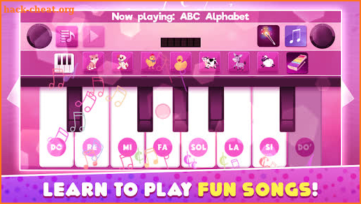 Pink Piano for Kids 2019 screenshot