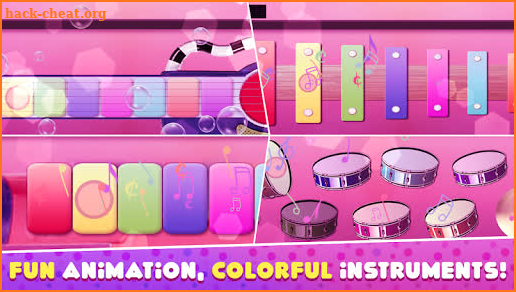 Pink Piano for Kids 2019 screenshot