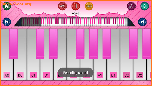 Pink Piano Keyboard screenshot