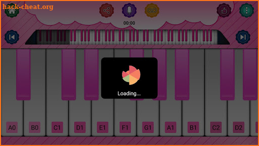 Pink Piano Keyboard screenshot