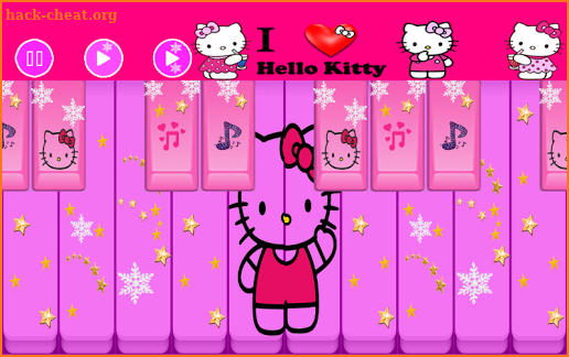 Pink Piano Tiles Kids Piano Magic Music Games screenshot