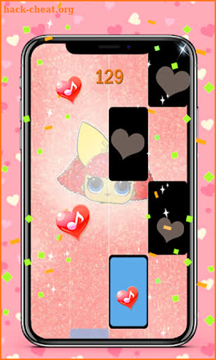 Pink Piano Tilles games & Surprise Dolls screenshot