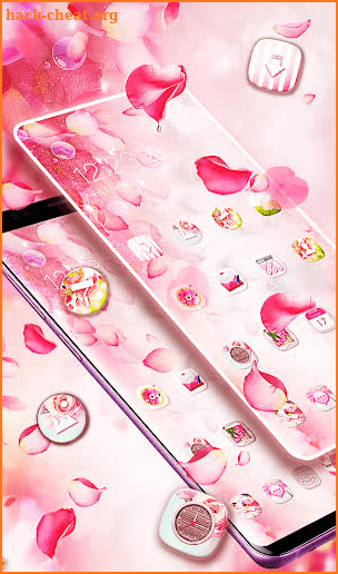 Pink Pretty Flower Theme 2019 screenshot
