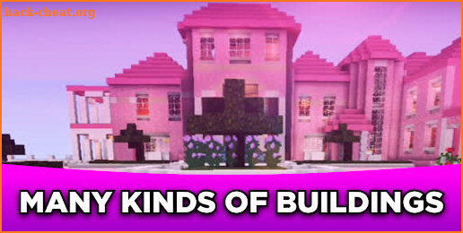 Pink Princess House for Minecraft screenshot