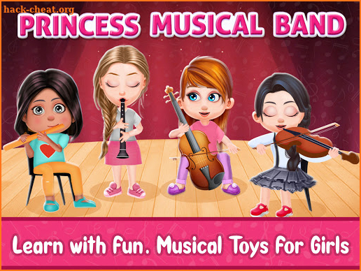 Pink Princess Musical Band - Music Games for Girls screenshot
