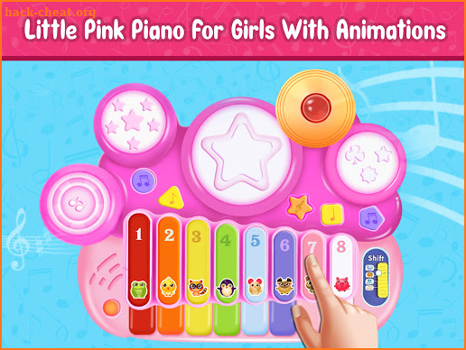 Pink Princess Musical Band - Music Games for Girls screenshot