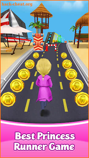 Pink Princess Run - Subway Escape Girl Run Temple screenshot