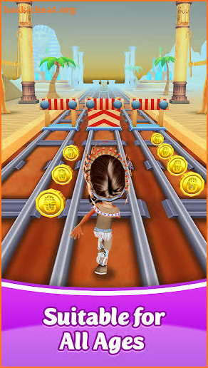 Pink Princess Run - Subway Escape Girl Run Temple screenshot
