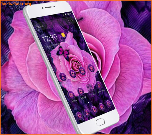 Pink Rose Beautify Butterfly Theme screenshot
