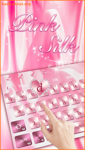 Pink Silk Keyboard screenshot