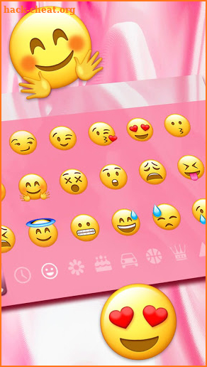 Pink Silk Keyboard screenshot