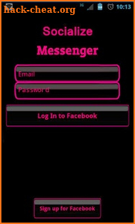 Pink Socialize 4 FB Messenger screenshot