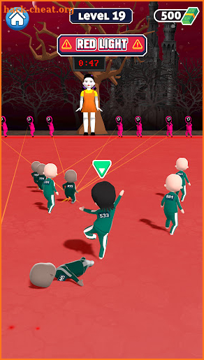 Pink Squid Survival Game screenshot