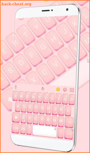 Pink Style Keyboard Theme screenshot