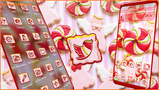 Pink Sweet Candy Theme screenshot