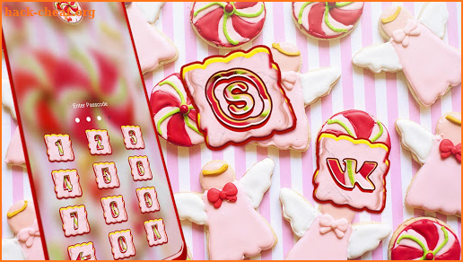 Pink Sweet Candy Theme screenshot