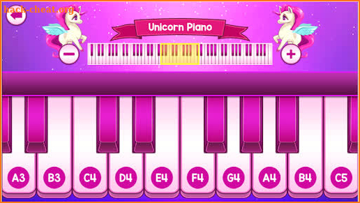 Pink Unicorn Piano - Free Piano Music For All Ages screenshot