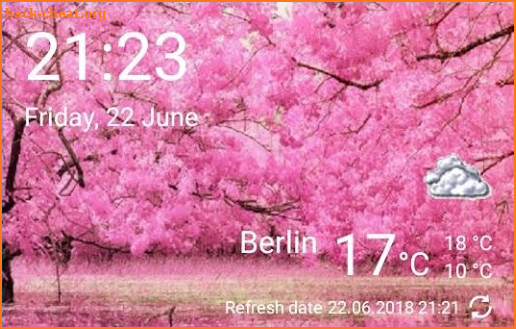 Pink Weather screenshot