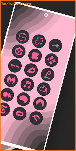Pink You Dark - Icon Pack screenshot