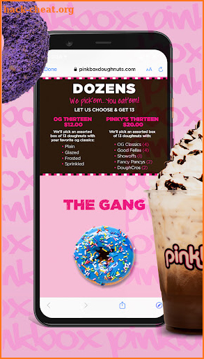Pinkbox Doughnuts® screenshot