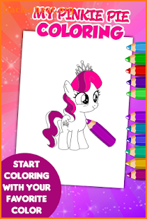 Pinkie Pie Coloring Game screenshot
