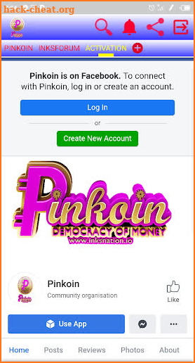 Pinkoin screenshot