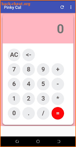 Pinky Calculator screenshot