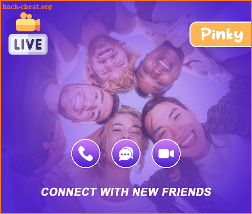 Pinky - Live Talk Video Call screenshot