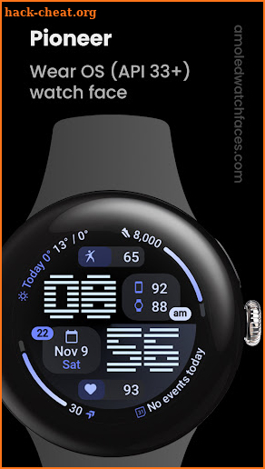 Pioneer Watch Face screenshot