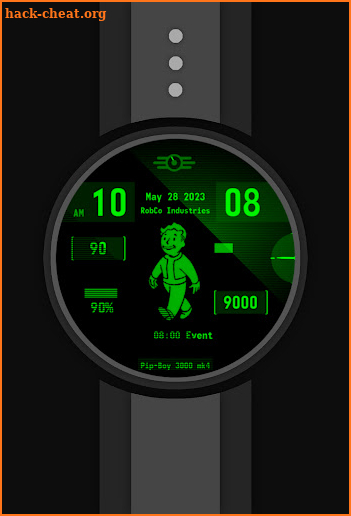 Pip-Boy mk4 Digital Watchface screenshot
