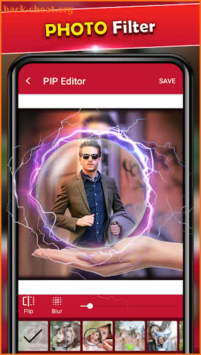 PIP Camera & Photo Editor screenshot