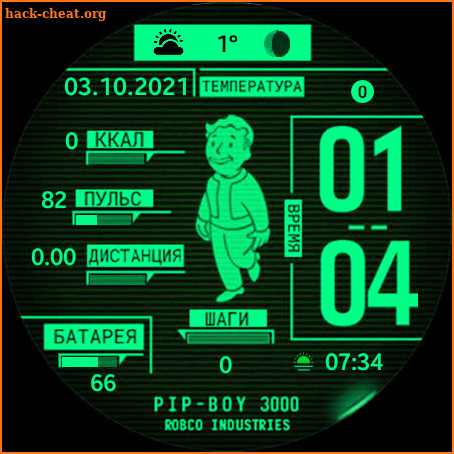 Pipboy Watch Face screenshot