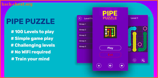 Pipe Puzzle Brain Game screenshot