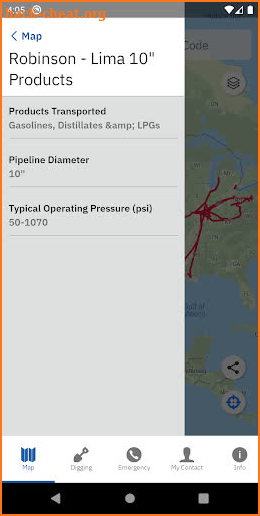 Pipeline Finder screenshot