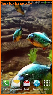 Piranha Aquarium 3D lwp screenshot