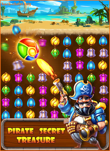 Pirate Captain Diamonds Puzzle screenshot