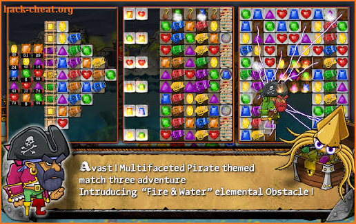 Pirate Drops 2 - Match three puzzle screenshot