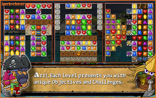 Pirate Drops 2 - Match three puzzle screenshot