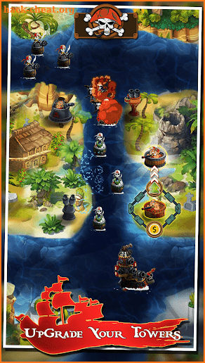 Pirate TD: A legends defending game screenshot