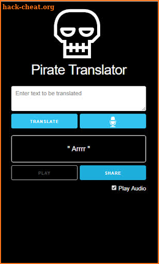 Pirate Translator: Talk like a Pirate Day screenshot