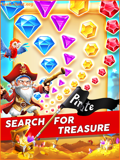 Pirate Treasure - Jewelry Blast screenshot