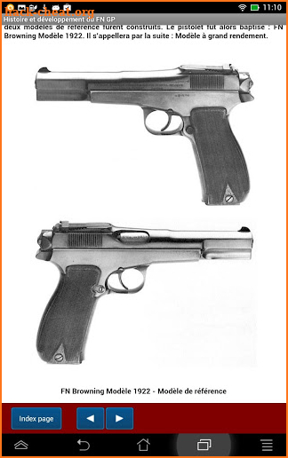 Pistolet FN GP35 expliqué screenshot