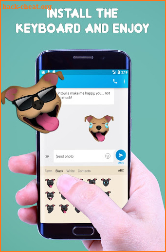 Pitbull & Bully Emojis + screenshot