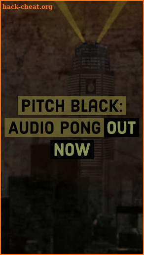 Pitch Black: Audio Pong screenshot