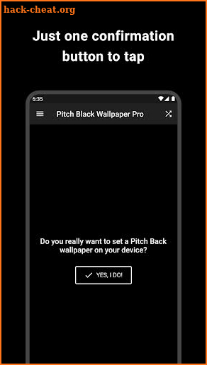 Pitch Black Wallpaper Pro screenshot