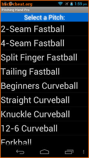Pitching Hand Pro screenshot