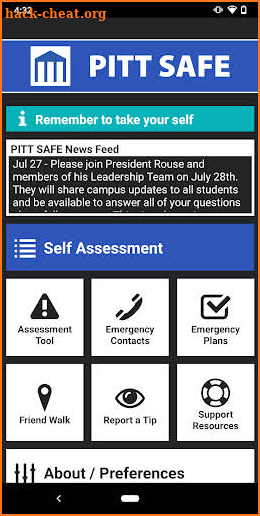 PITT SAFE screenshot