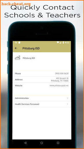 Pittsburg ISD screenshot