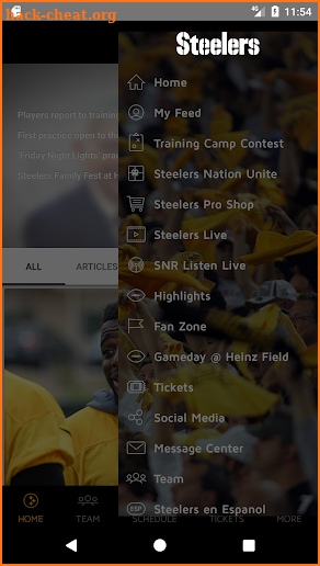Pittsburgh Steelers screenshot