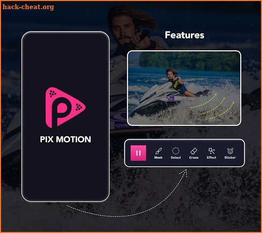 Pix Motion Loop Photo Animator & Photo Video Maker screenshot